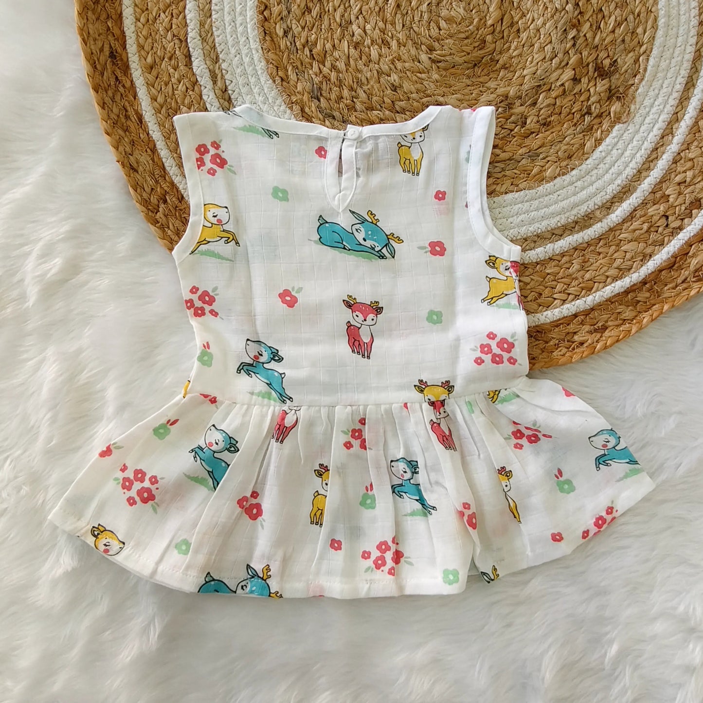 Back Button Frock - Little Sunbeam