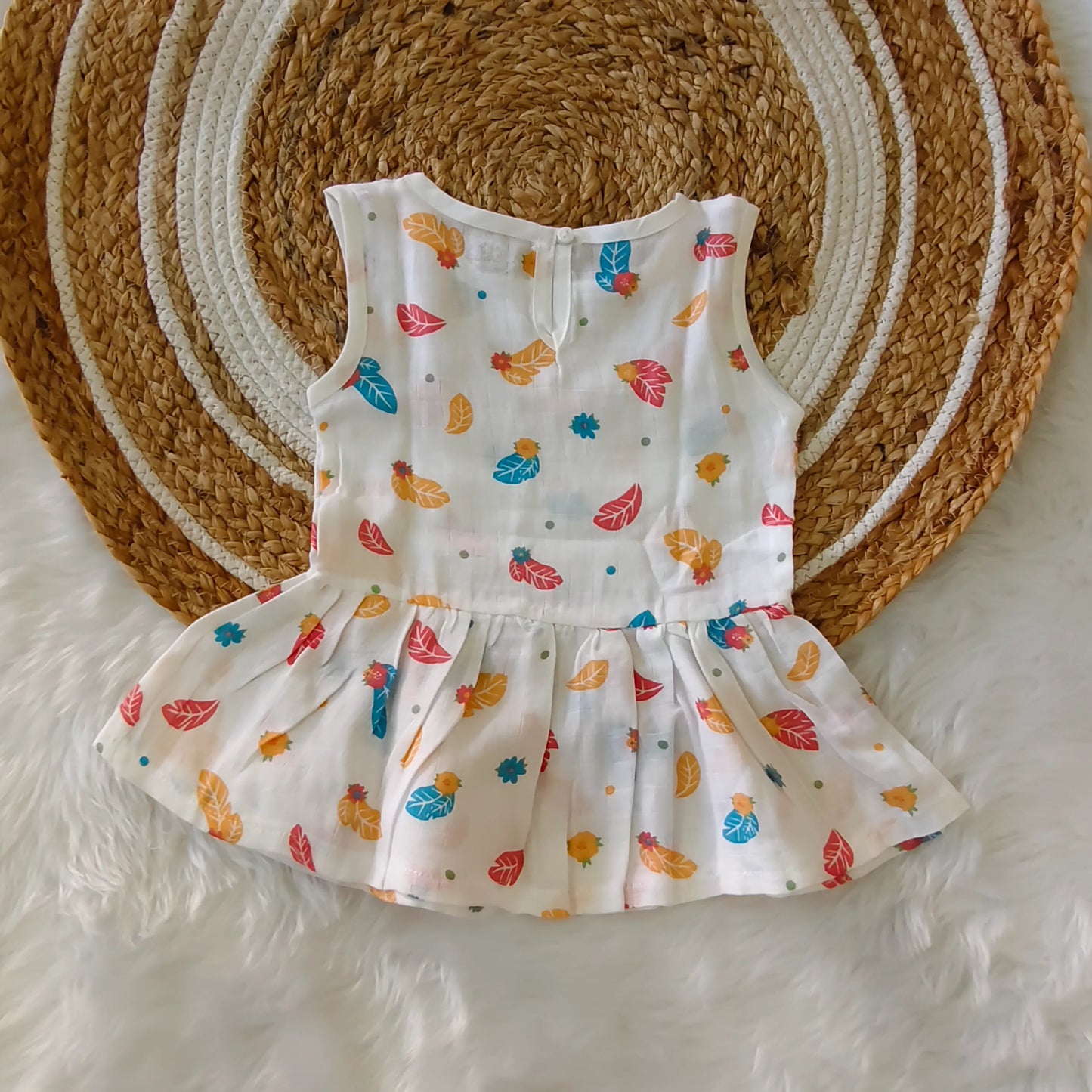 Back Button Frock - Little Sunbeam