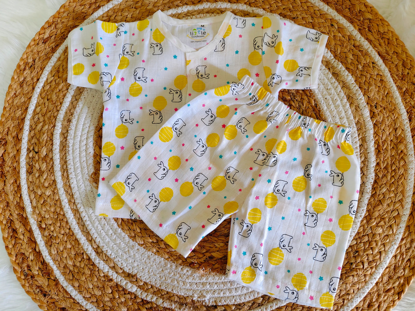 Muslin Half Sleeve Co-Ord | Little Sunbeam