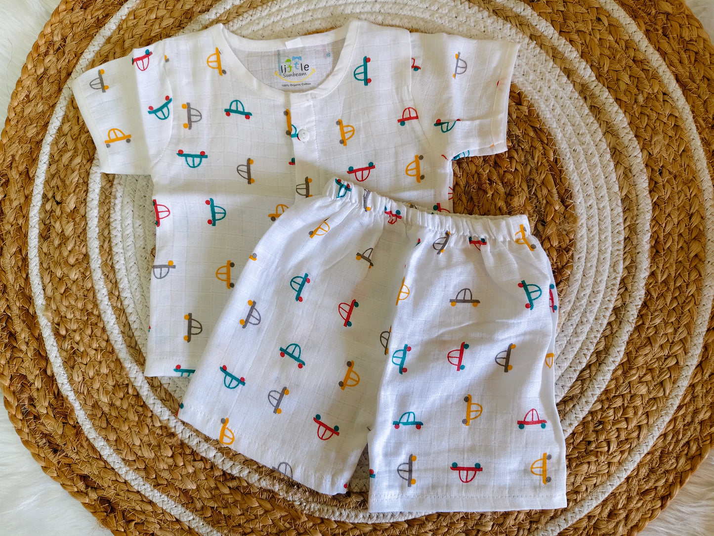 Muslin Half Sleeve Co-Ord | Little Sunbeam