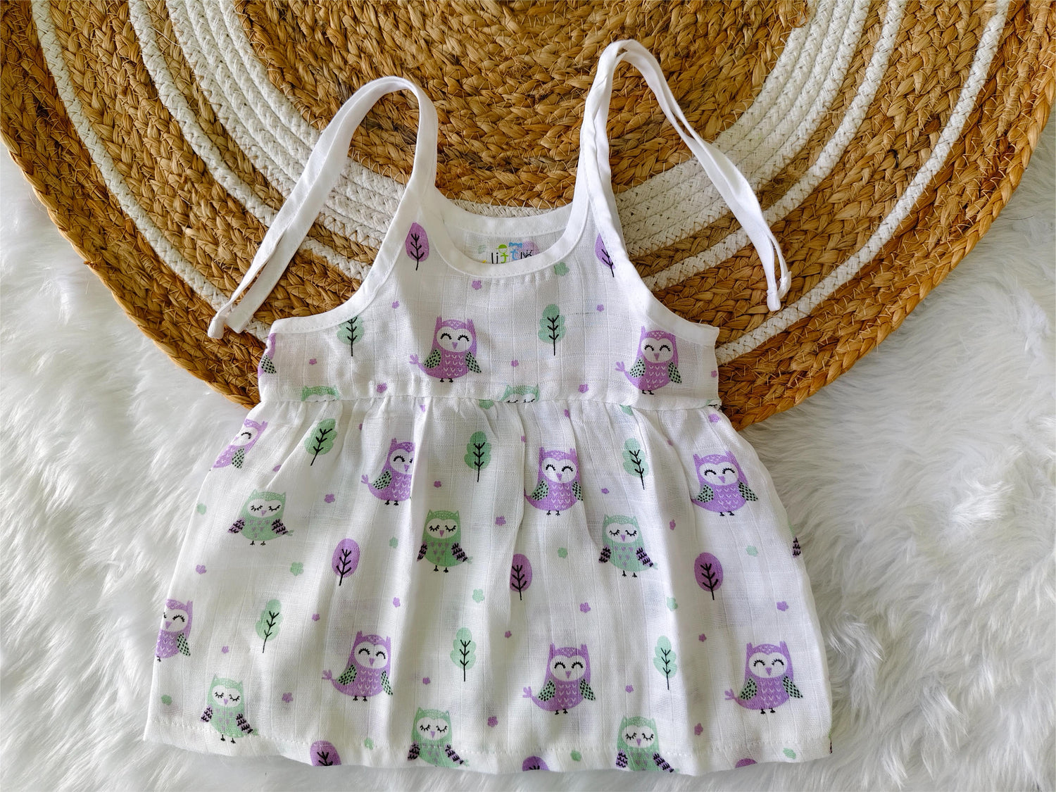 Muslin Knot Frock - Little Sunbeam