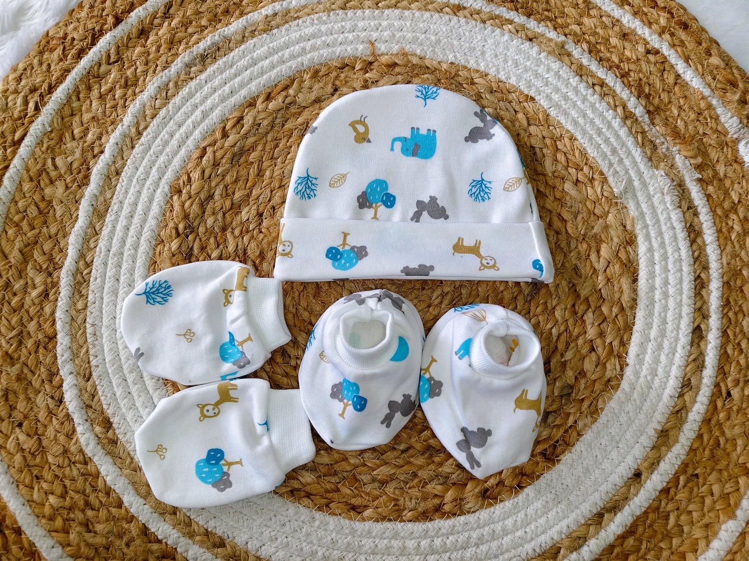 Newborn Cap Set - Little Sunbeam