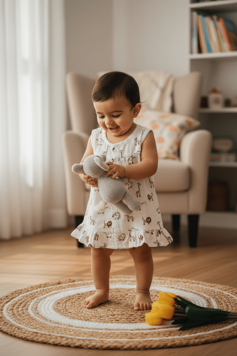 Muslin Ria Frocks - Little Sunbeam