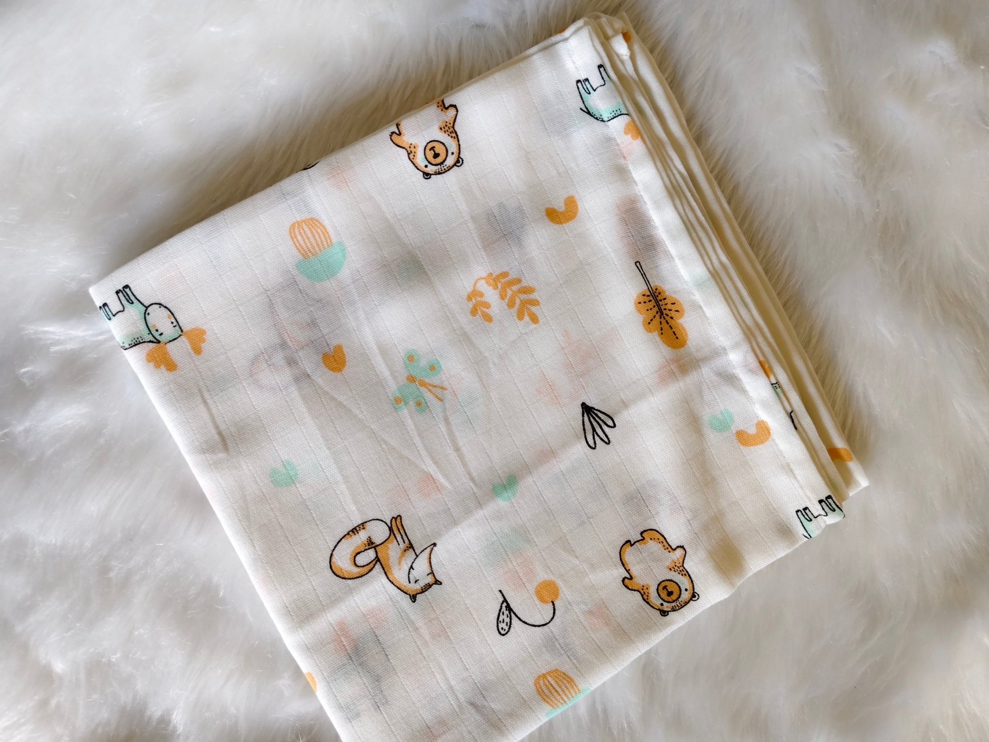 Organic Muslin Swaddle | Little Sunbeam