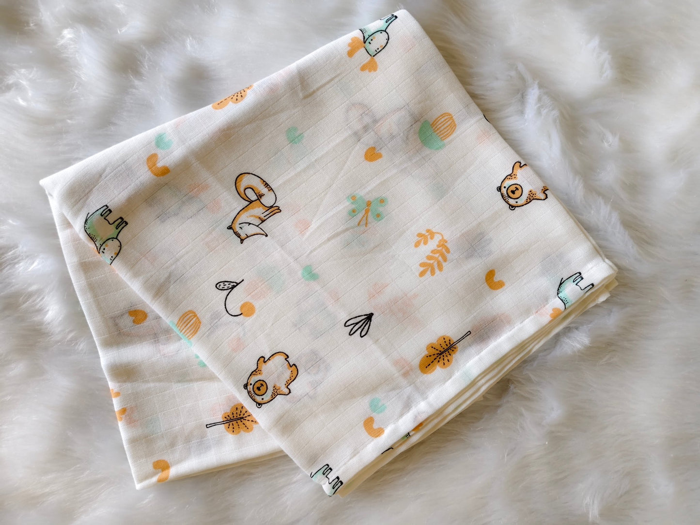 Organic Muslin Swaddle | Little Sunbeam