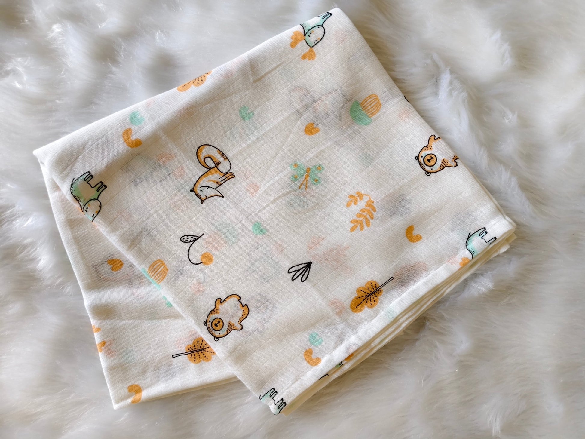 Organic Muslin Swaddle | Little Sunbeam
