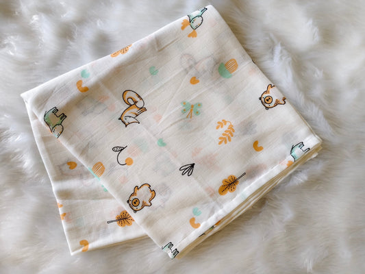Organic Muslin Swaddle | Little Sunbeam