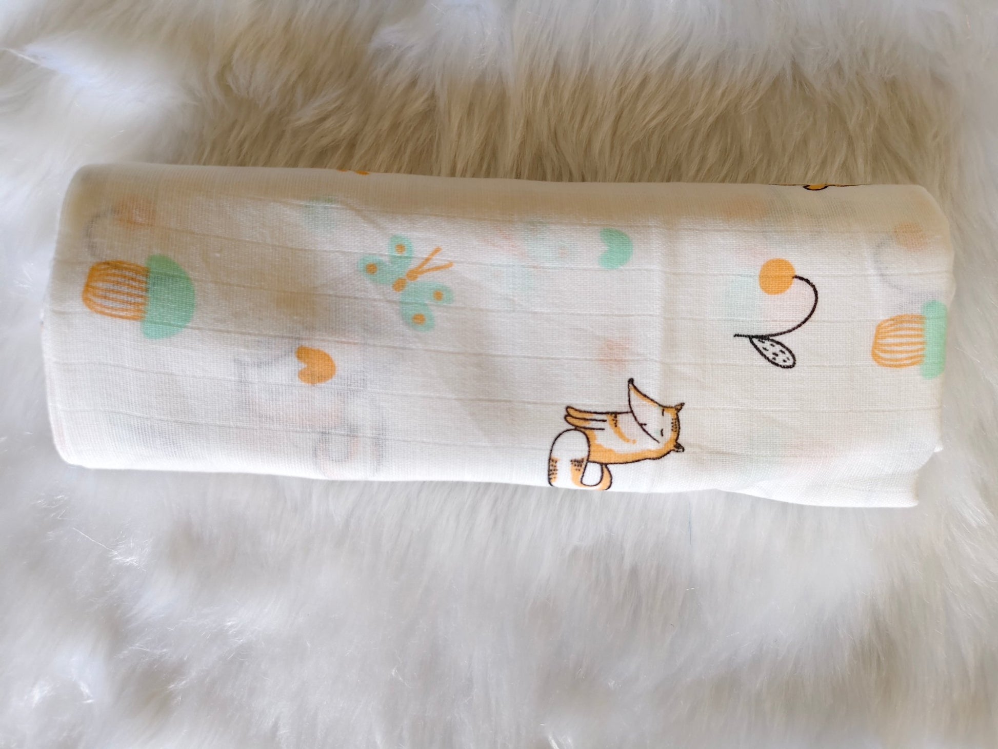 Organic Muslin Swaddle | Little Sunbeam