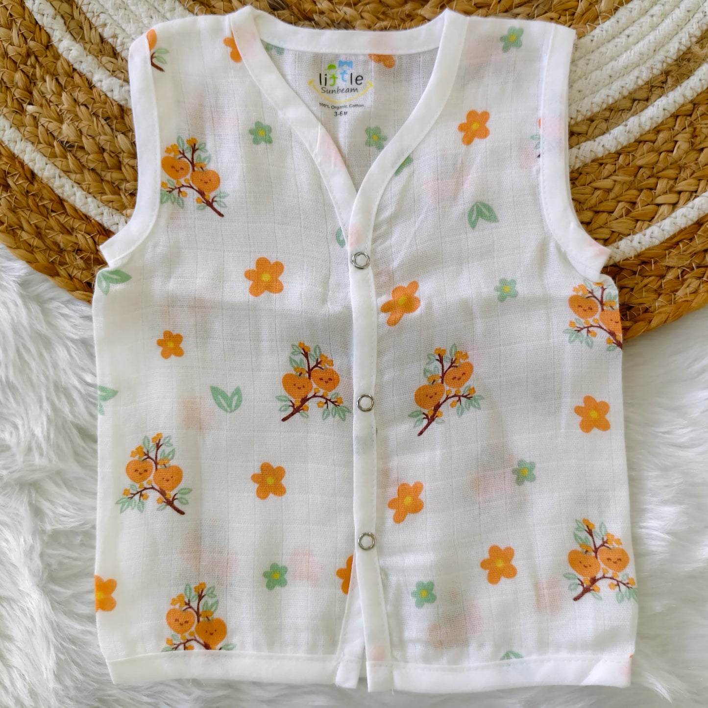 Muslin Sleeveless Co-Ord | Little Sunbeam