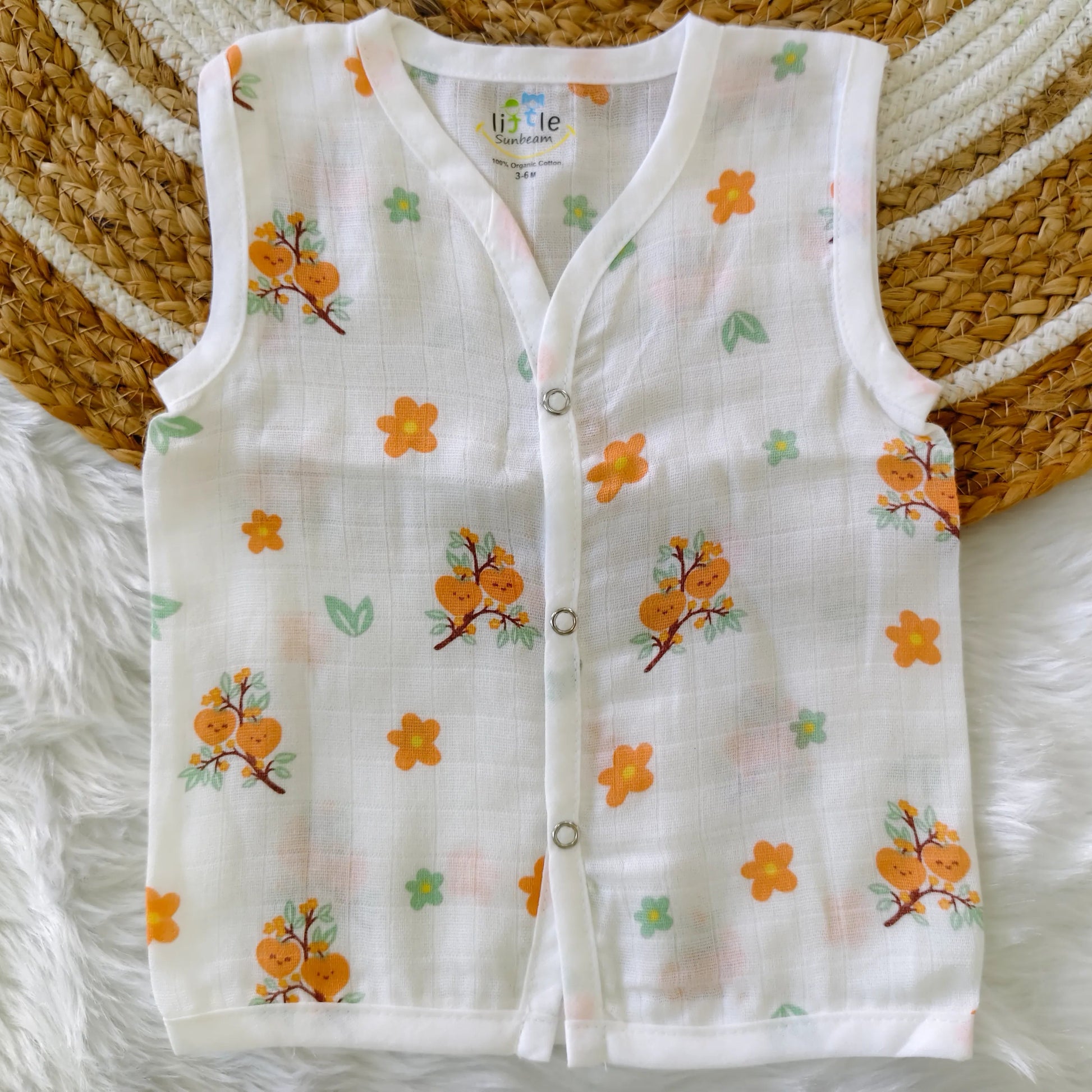 Muslin Sleeveless Co-Ord | Little Sunbeam