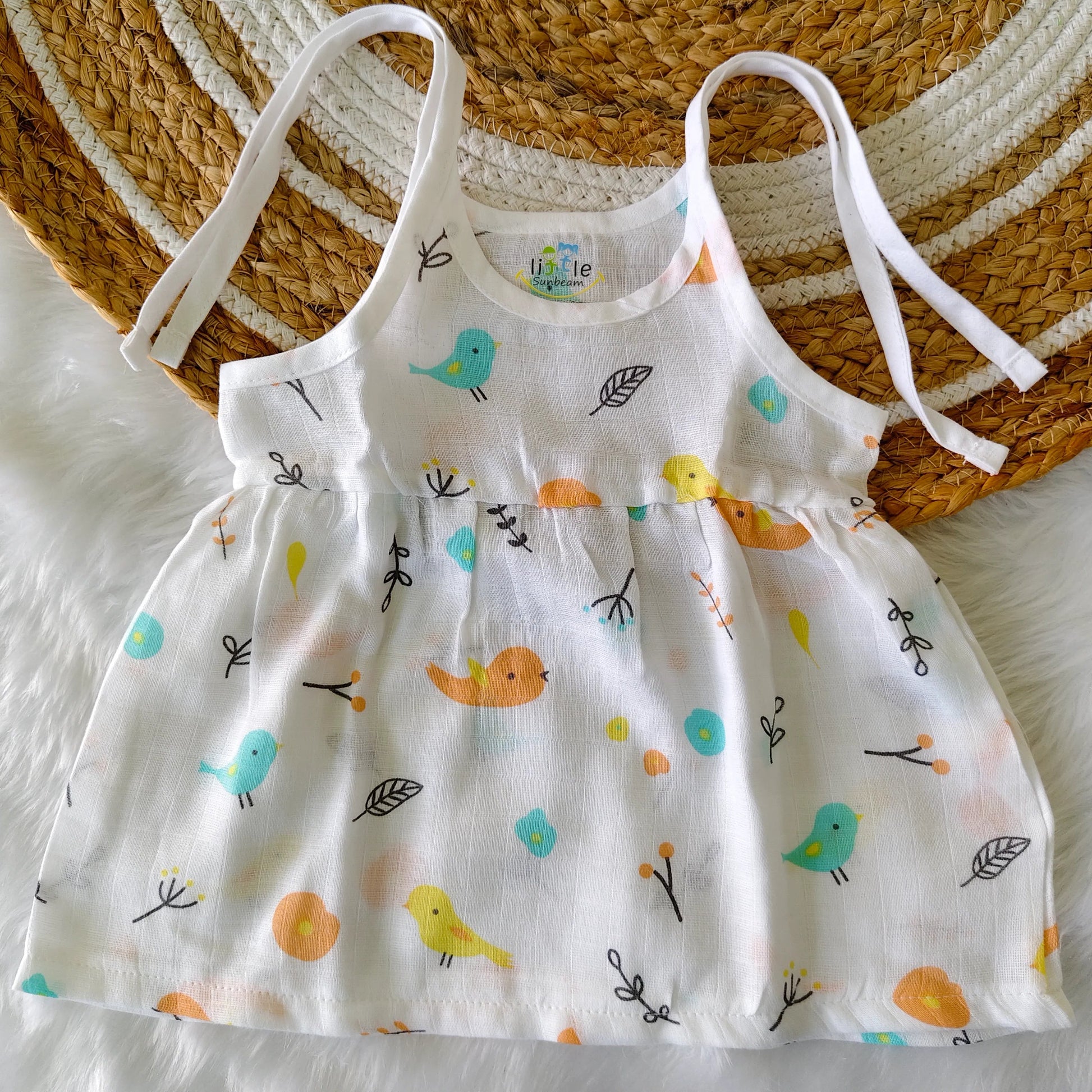 Muslin Knot Frock | Little Sunbeam