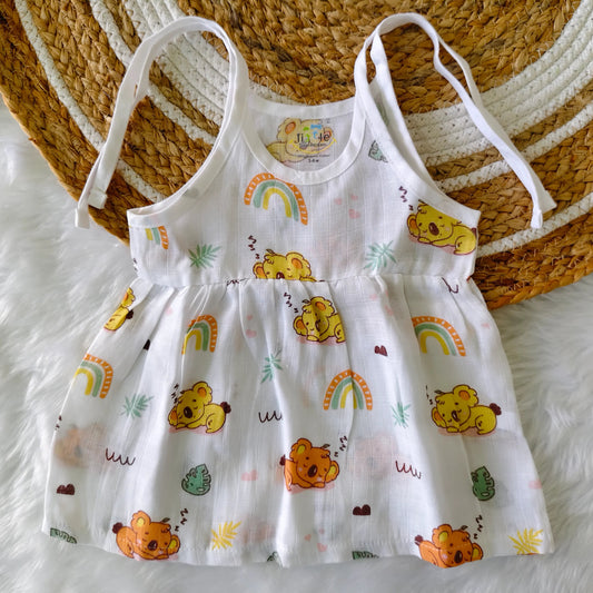 Muslin Knot Frock | Little Sunbeam