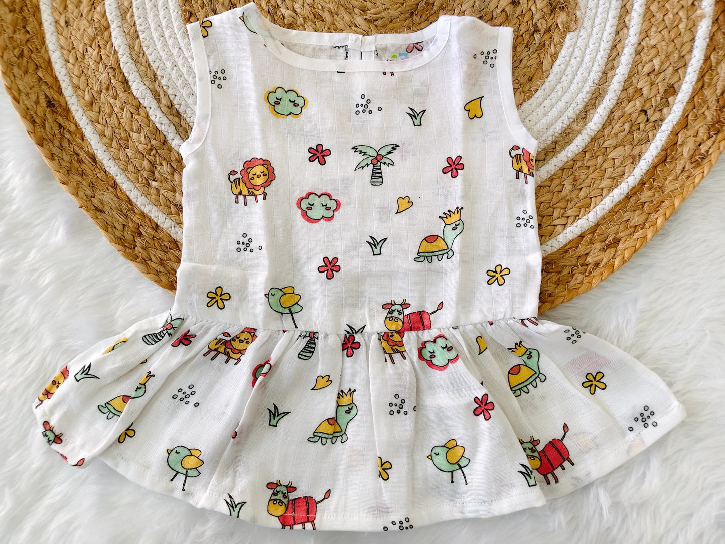 Back Button Frock - Little Sunbeam
