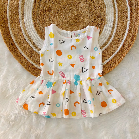 Back Button Frock - Little Sunbeam