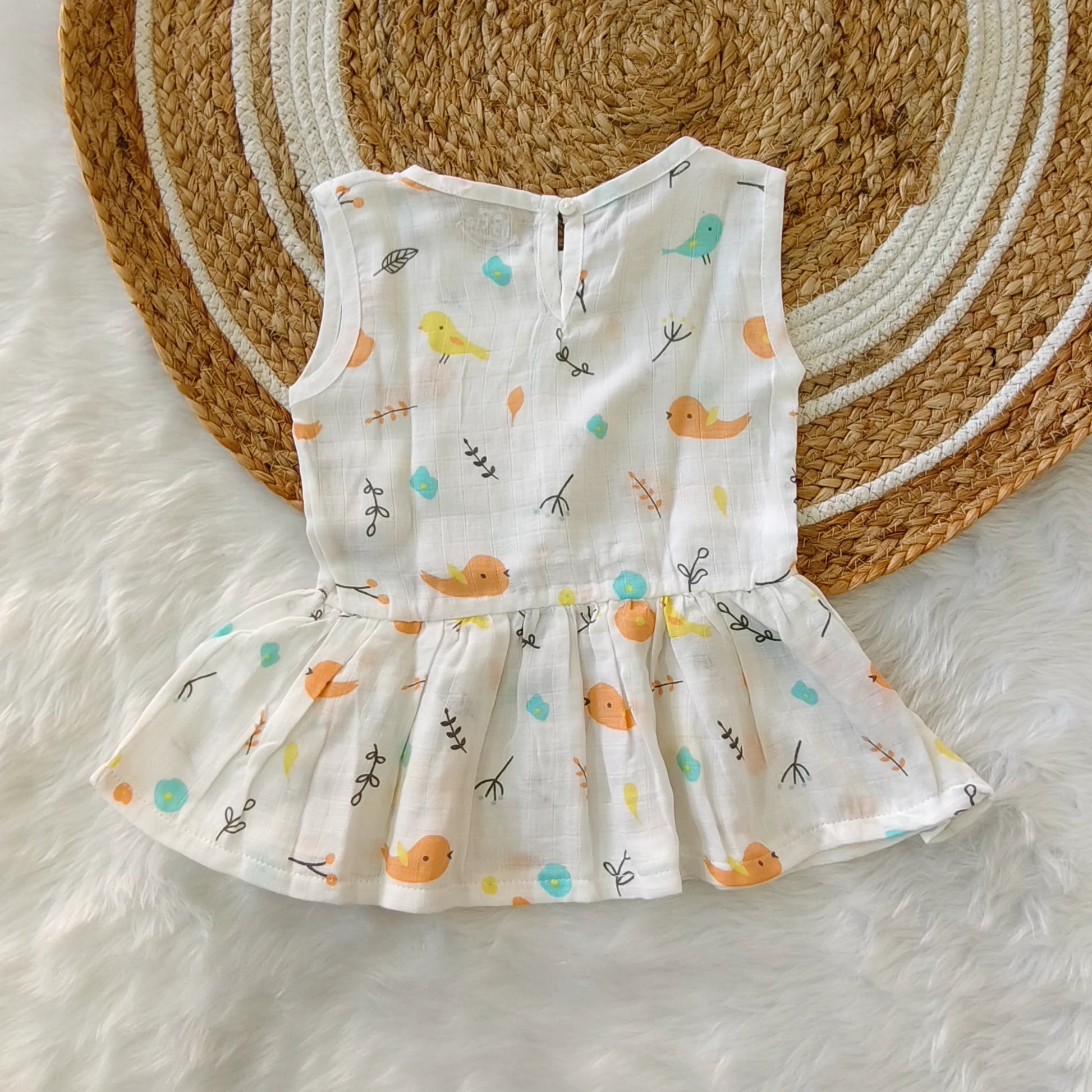 Back Button Frock - Little Sunbeam