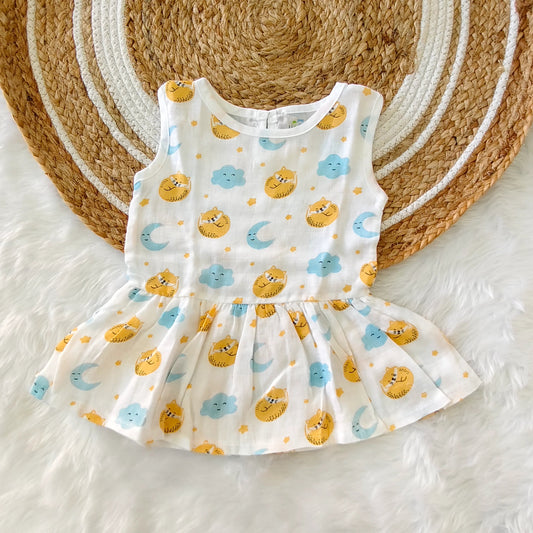 Back Button Frock - Little Sunbeam