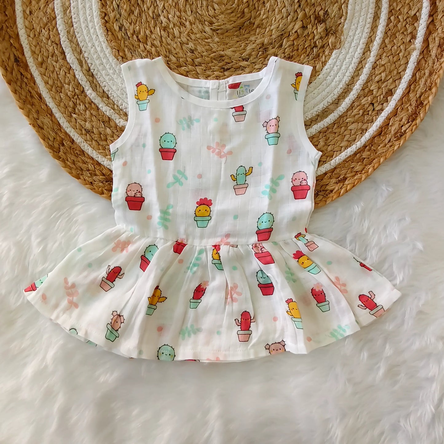Back Button Frock - Little Sunbeam