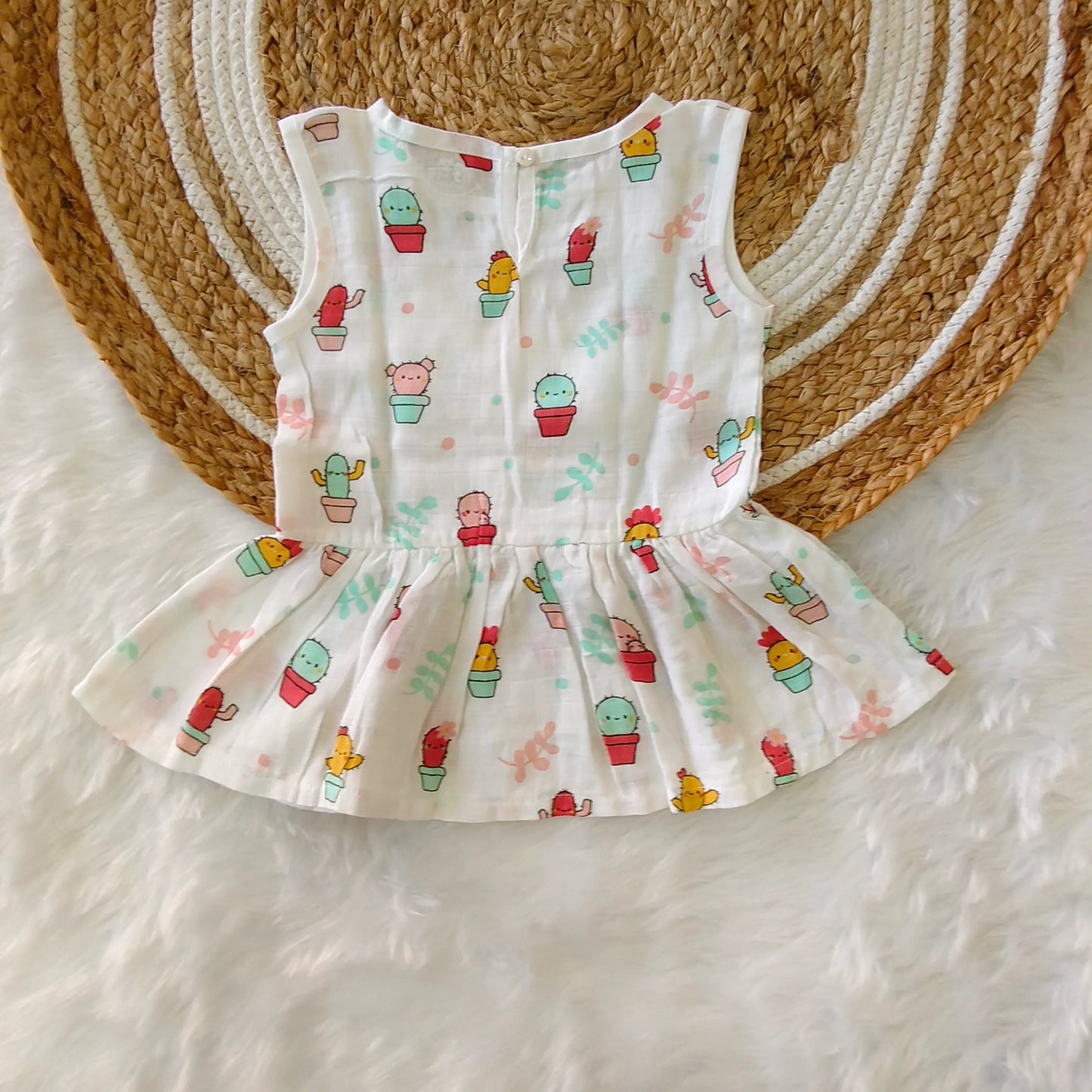 Back Button Frock - Little Sunbeam