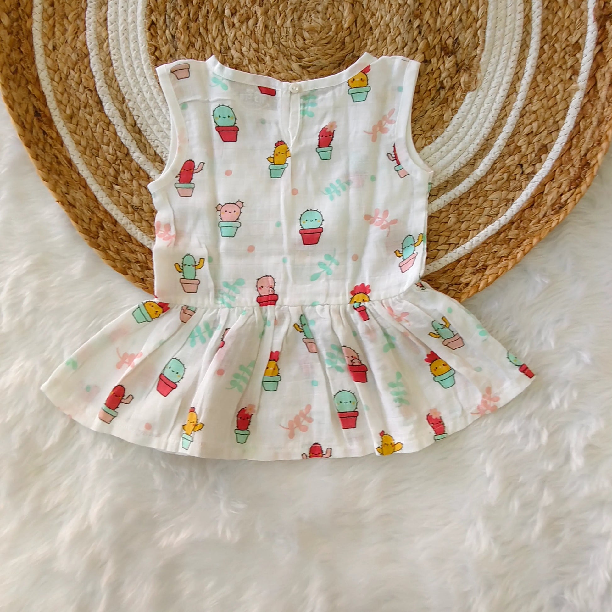 Back Button Frock - Little Sunbeam