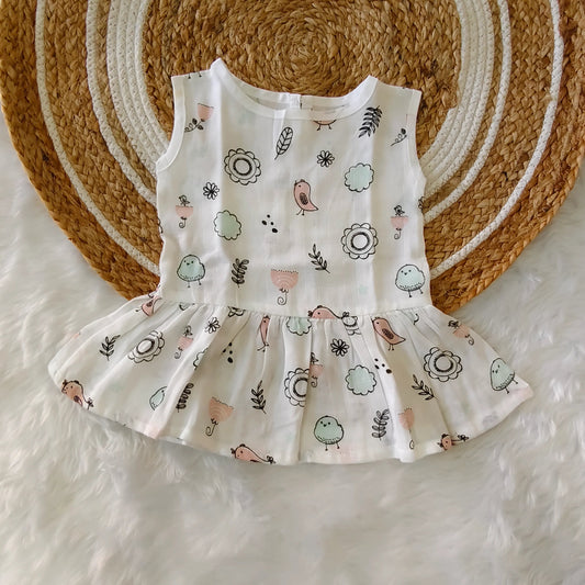 Back Button Frock - Little Sunbeam