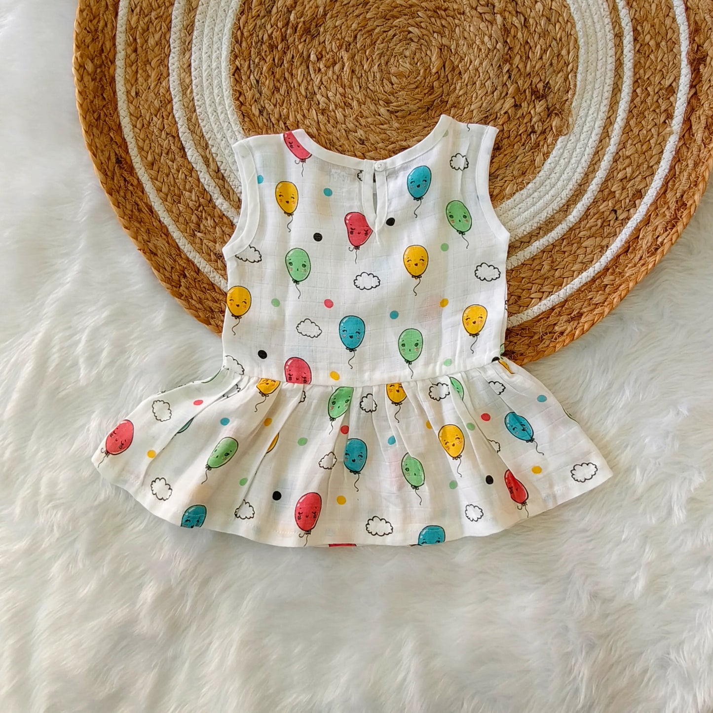 Back Button Frock - Little Sunbeam