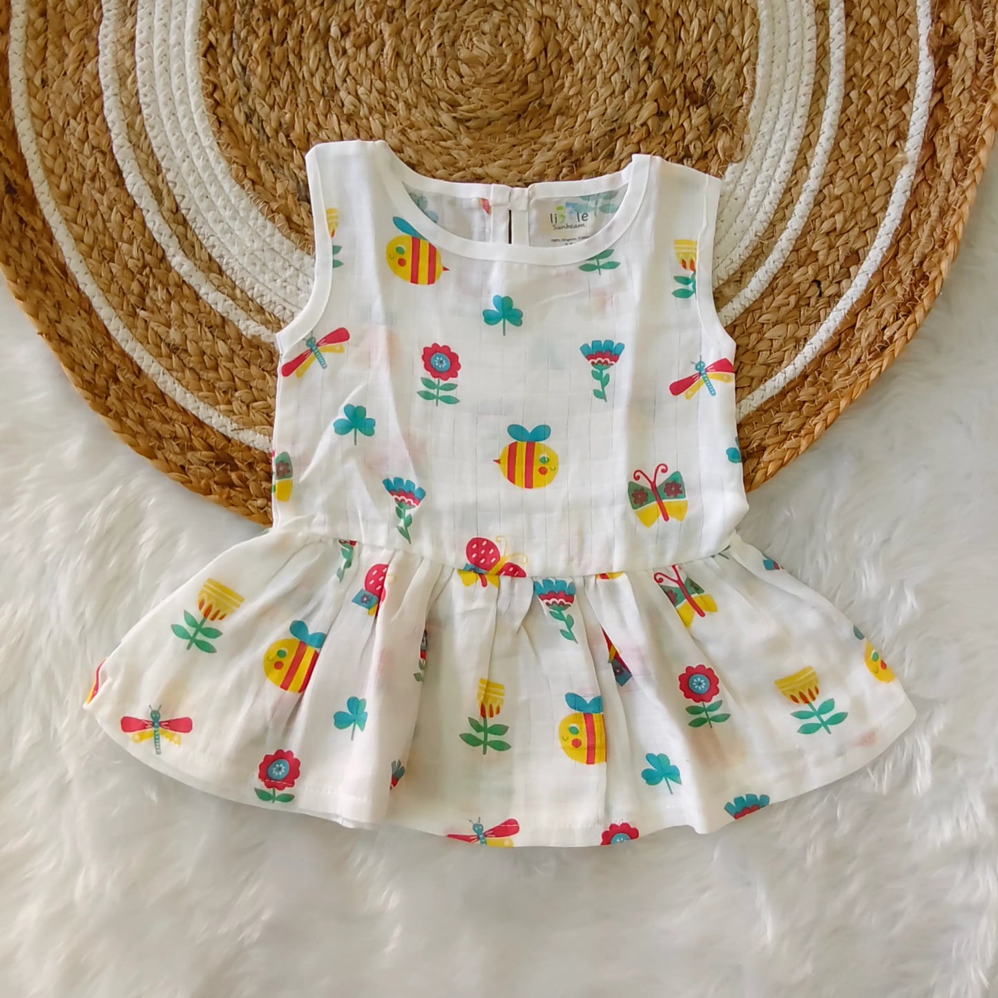 Back Button Frock - Little Sunbeam