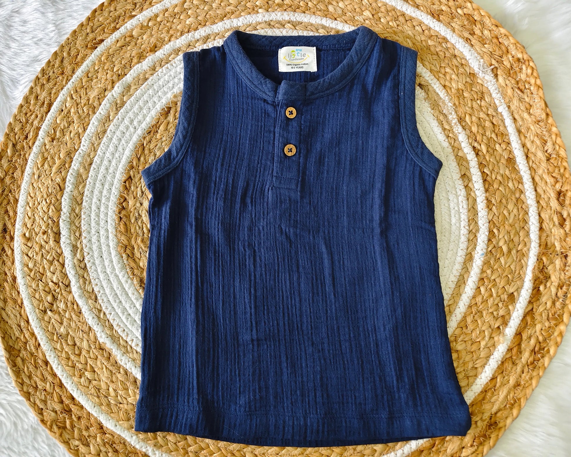 Muslin Sleeveless Co-Ord | Little Sunbeam