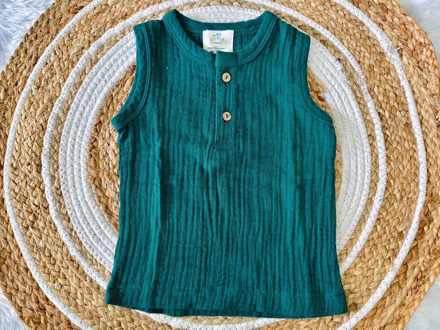 Muslin Sleeveless Co-Ord | Little Sunbeam