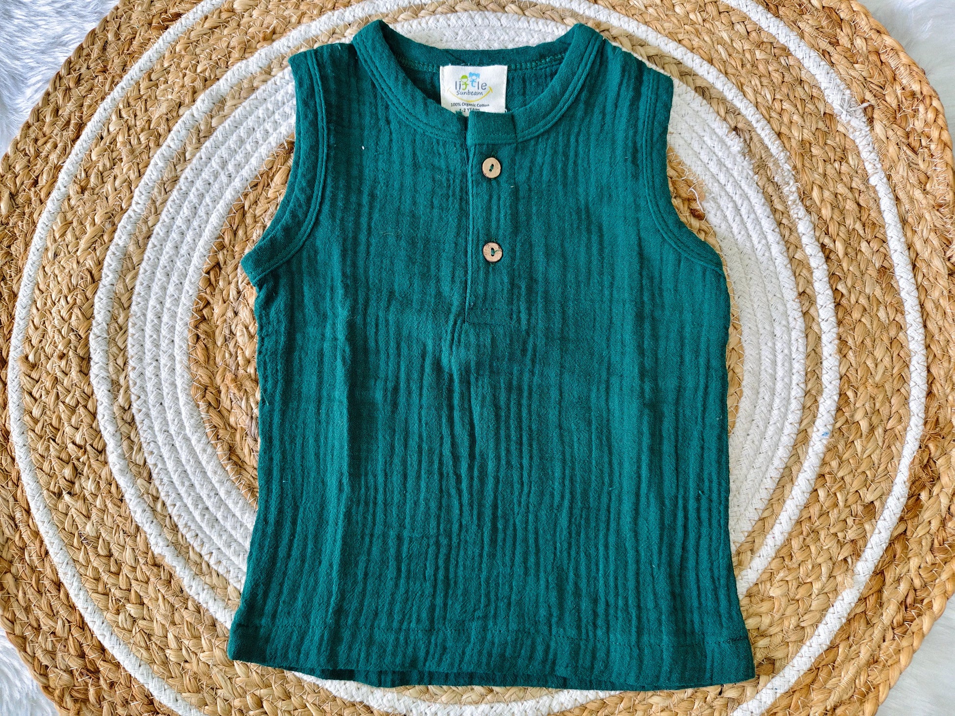 Muslin Sleeveless Co-Ord | Little Sunbeam