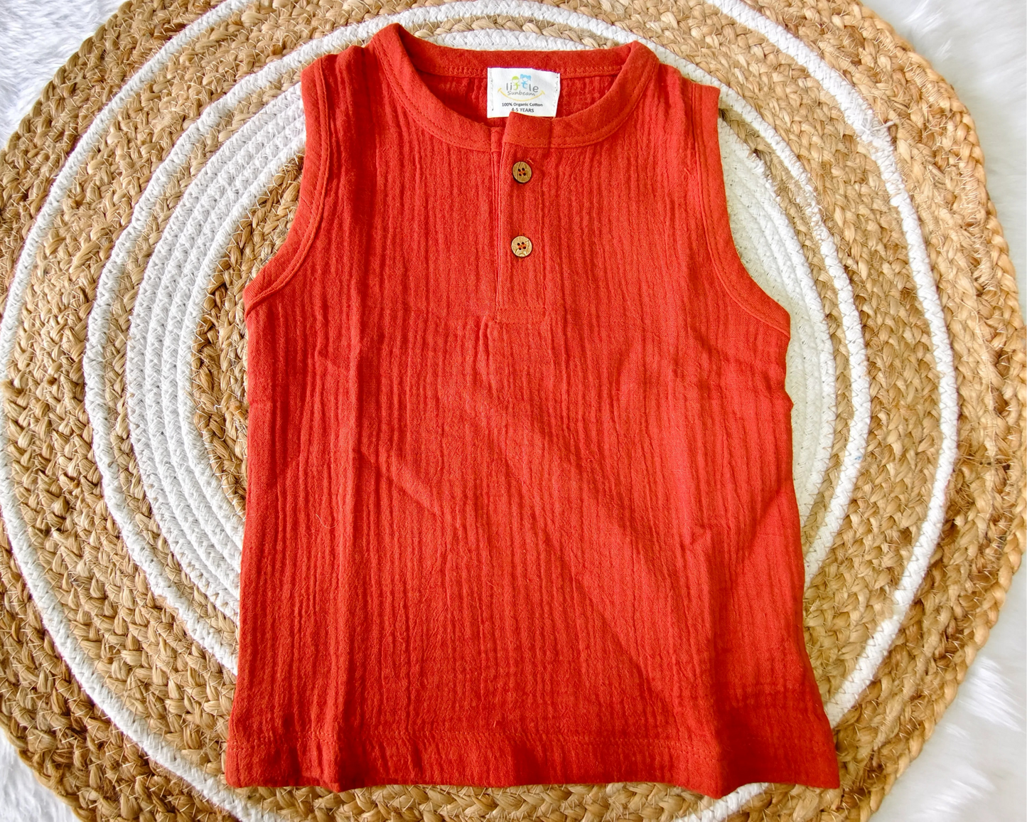 Muslin Sleeveless Co-Ord | Little Sunbeam