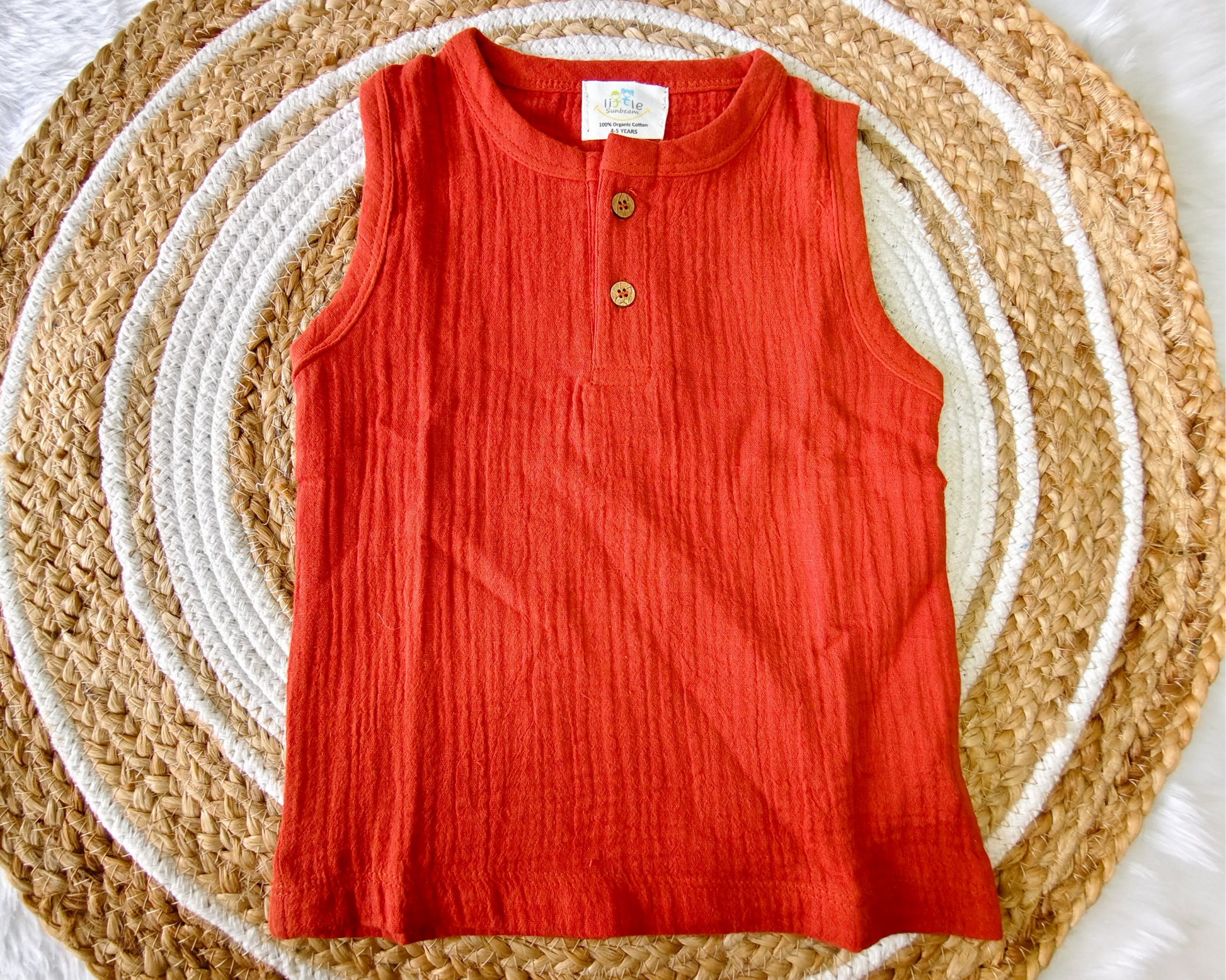 Muslin Sleeveless Co-Ord | Little Sunbeam