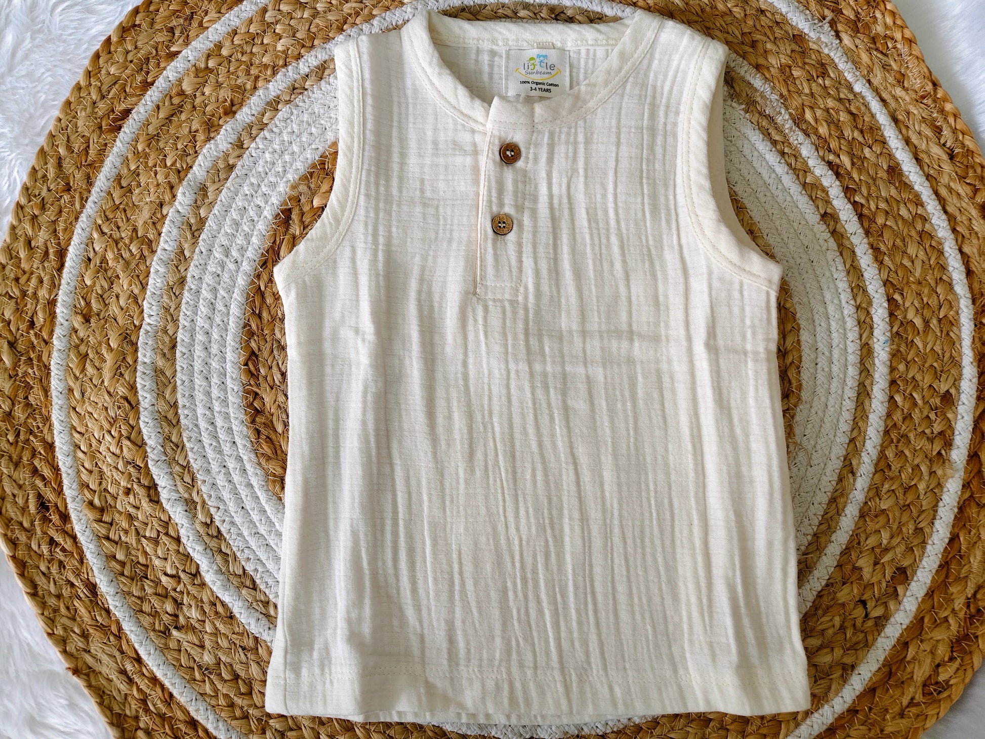 Muslin Sleeveless Co-Ord | Little Sunbeam