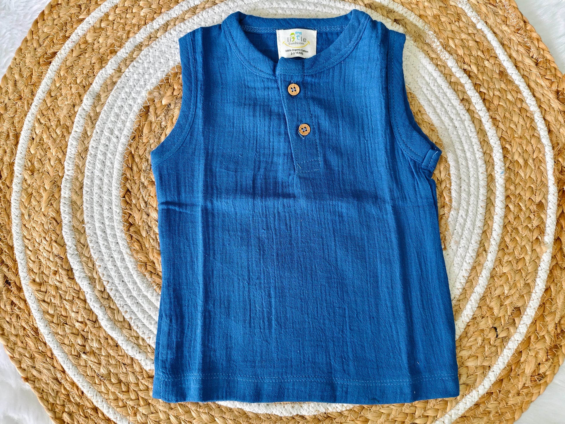 Muslin Sleeveless Co-Ord | Little Sunbeam