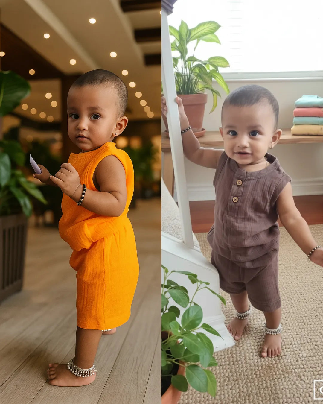 Muslin Sleeveless Co-Ord | Little Sunbeam